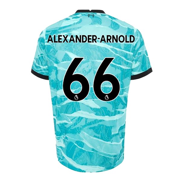 Camiseta Liverpool NO.66 Arnold Segunda equipo 2020-2021 Azul